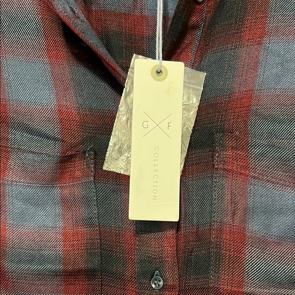 NWT Gentle Fawn Plaid Button-Up Shirt Dress - Picture 6 of 9